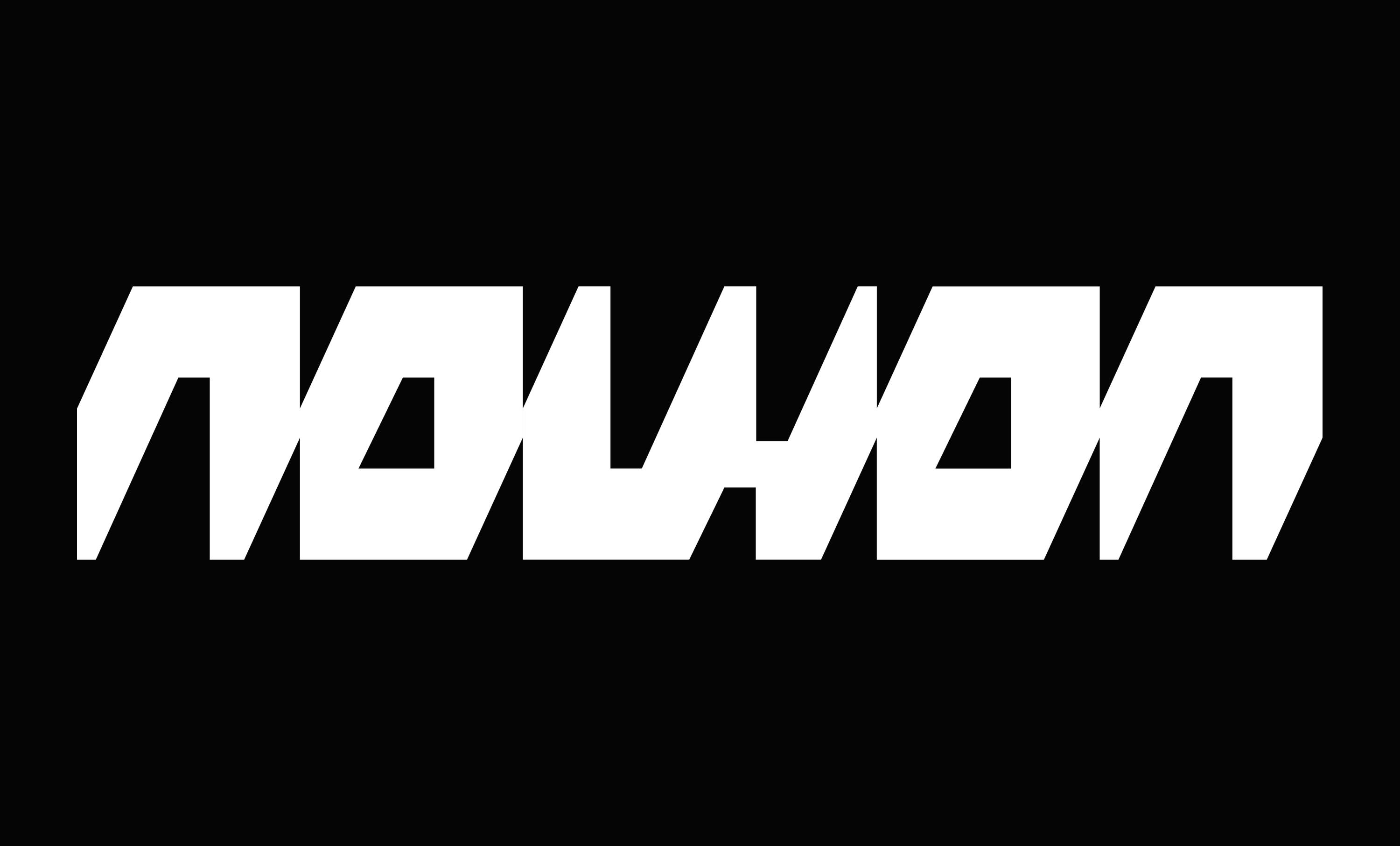 NOWON wordmark in white on black